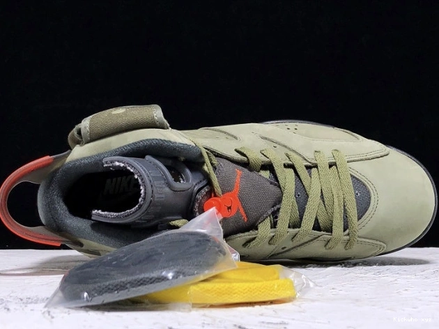 Travis Air Medium Scott Olive 6 x CN1084-200 Jordan 0718